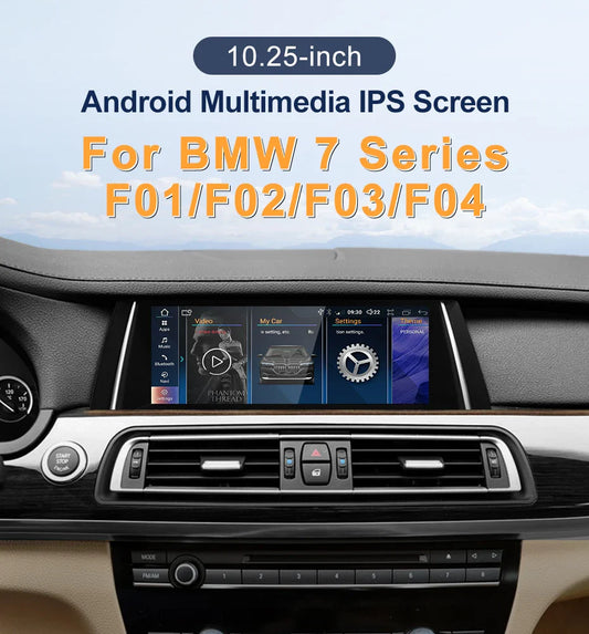 10.25" android screen BMW 7 Series F01 F02