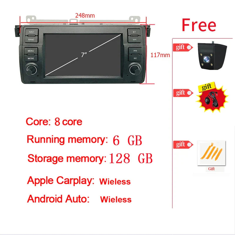 7” / 8.8" Android Screen for BMW 3 Series E46