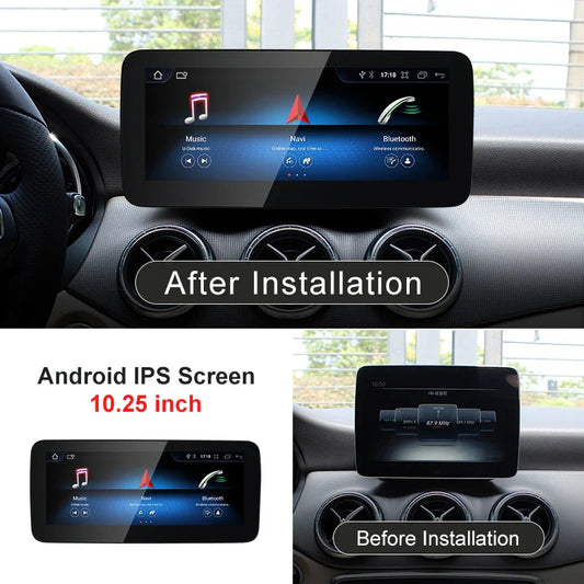 Android screen 10.25" 12.3" Mercedes Benz CLA/GLA/CLASS A W117 W176
