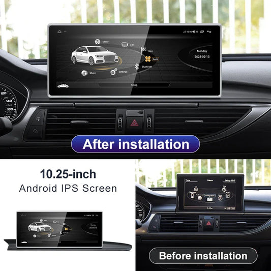 10.25" android screen AUDI A6 A7 C7 2012-2018