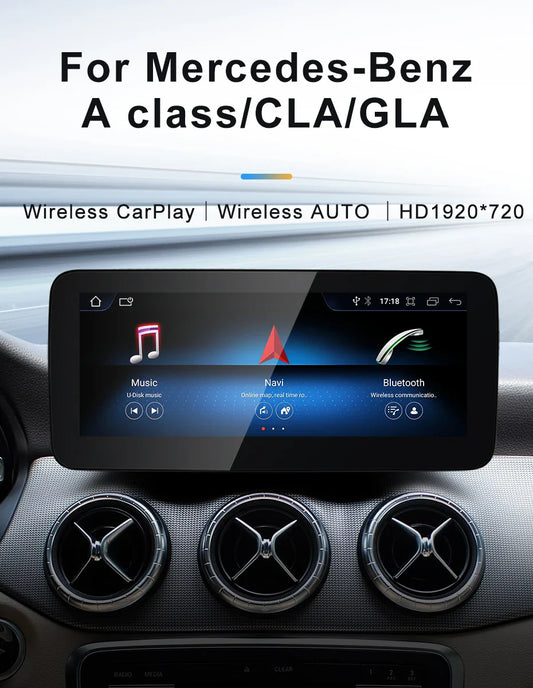 Android screen 10.25" 12.3" Mercedes Benz CLA/GLA/CLASS A W117 W176