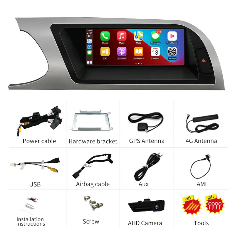8.8" android screen AUDI A4 B8 2009-2016