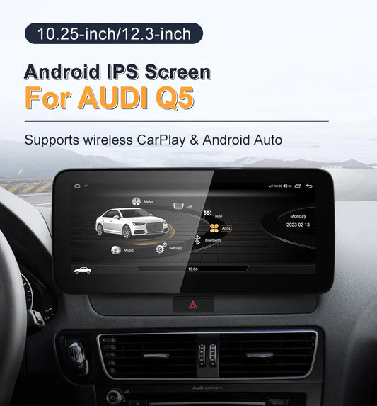 Android screen 10.25" / 12.3" AUDI Q5 2009-2016