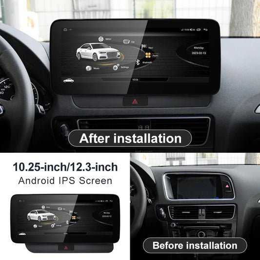 Android screen 10.25" / 12.3" AUDI Q5 2009-2016