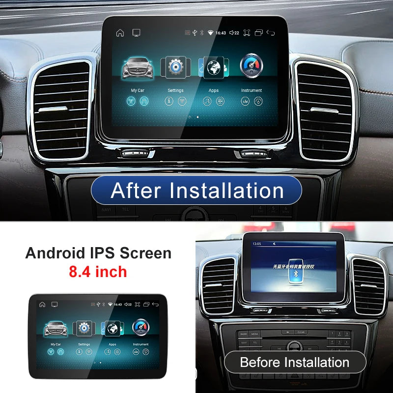 8.4" android screen Mercedes Benz GLE 350 450 GLS