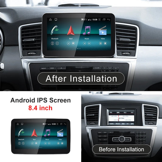 Android screen 9.33" 8.4" Mercedes Benz M Class W166 ML250 ML350 GL